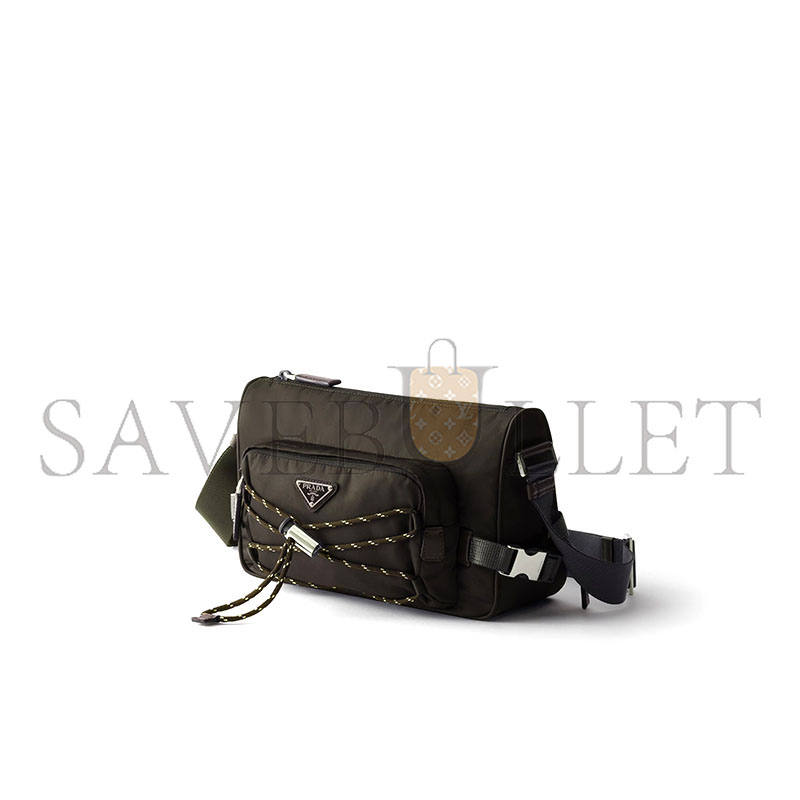 PRADA SPEEDROCK RE-NYLON AND LEATHER SHOULDER BAG 2VH192 (28*17.5*10cm) PRADA SPEEDROCK RE-NYLON AND LEATHER SHOULDER BAG 2VH192 (28*17.5*10cm)